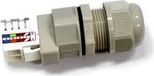 Adaptateur Ethernet RJ45 étanche, IP66, adapté à une utilisation extérieure dans des boîtiers