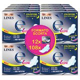 Lines Extra met absorberende vleugels van Lactiflex, 108 stuks
