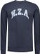 N.Z.A. Auckland Sweatshirt Col Rond 26gn303 Oxford Navy Melange Homme Taille L