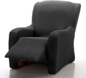 Merkloos MaxiFUNDAS - Stoelhoes voor relaxfauteuil, samen met poten Vega, zwart