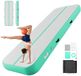 StarTech Latios Opblaasbare gymnastiekmat - Airtrack - 300 x 100 x 20 cm - Antislipoppervlak - Mintgroen