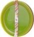 Merkloos / Sans marque Koopman International Kunststof kinder borden - 6x stuks - D21 cm - Campingservies / picknickservies - multi kleuren