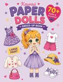 Kawaii Vintage Papel Dolls Cozy Claudia Studio - Kawaii Paper Dolls Dress-Up Book