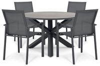Lifestyle Garden Furniture Lifestyle Lifestyle Timo/Xento 120 cm dining tuinset 5-delig