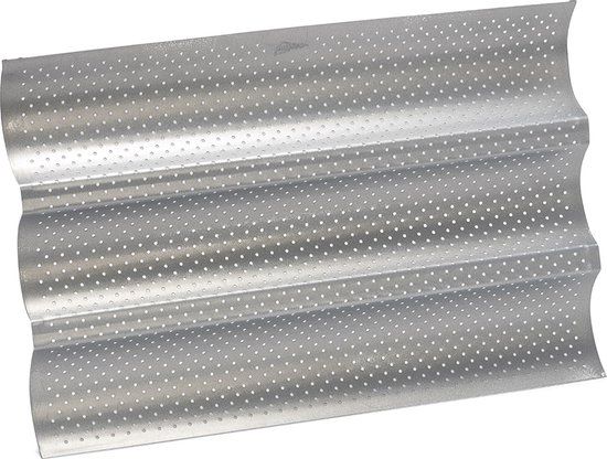Patisse Stokbroodvorm - Silver Top - 3 Stokbroden
