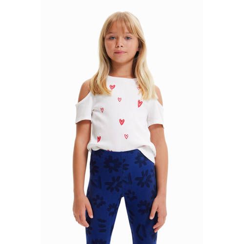 Desigual T-shirt with print white