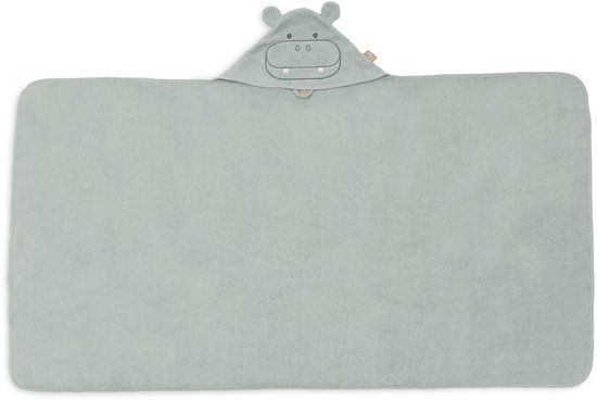 Jollein Badcape Badstof 70x130cm Hippo Happy