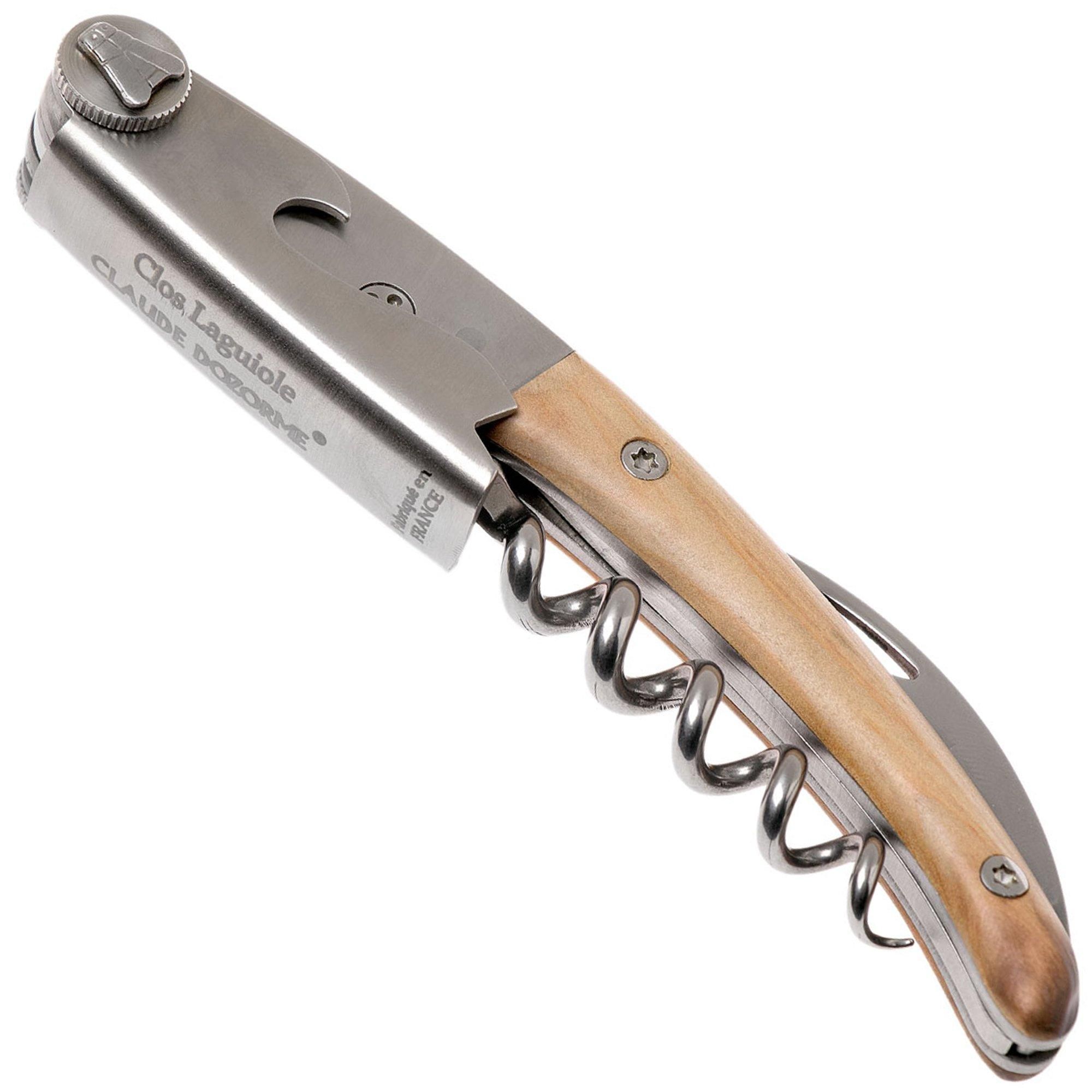 Claude Dozorme Clos Laguiole Kelnersmes - Olijfhout