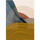 Papier peint panoramique design 180 cm x 255 cm