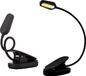 Luminairo - Leeslamp met clip - 4 LED - Oplaadbaar - 3 dimfunctie - Zwart