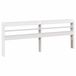 VidaXL Hoofdeind & Voeteind Wit Grenenhout 200 cm