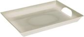 Secret de Gourmet Dienblad / serveer tray Soléne - Melamine - groen - 46 x 34 cm - rechthoekig