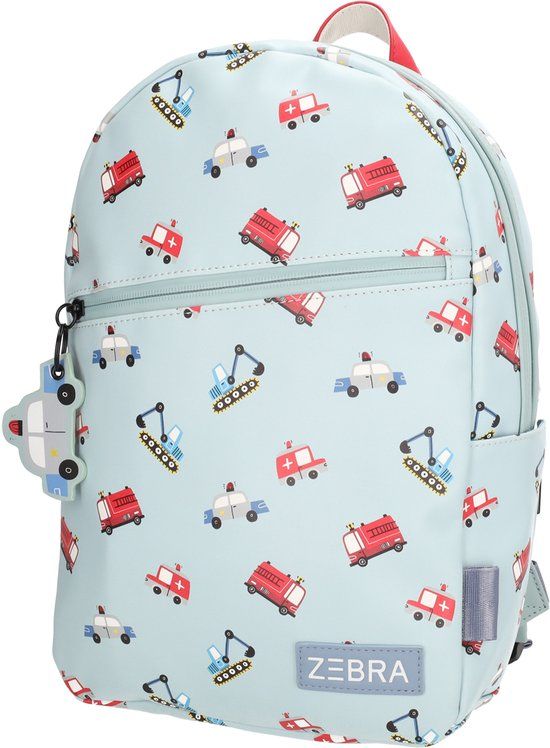 Zebra Trends Levi Rugzak - Kinderrugzak - Jongens - Schooltas - Voertuigen