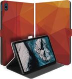 Nokia T20 Housse de tablette avec support - Design Polygon Red | B2C Telecom