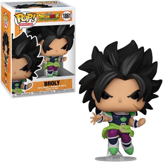 Funko Pop Animation: Dragon Ball Super: Broly - Broly Funko Pop #1861
