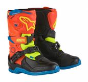Alpinestars Tech 3S Youth Chaussures Orange Fluo Enamel Blauw Yel Fl - Taille 42 - Bottes