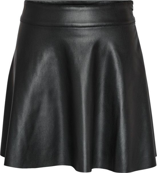 Noisy May Andy High Waist Flared Dames Minirok - zwart - S