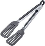 Westmark Serveertang, Comfort Silicone Mini, Zilver/Zwart