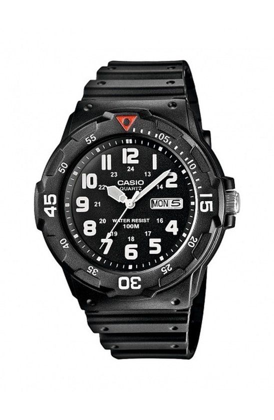 Casio MRW 200H 1BVEF Heren horloge zwart - 44.6 mm