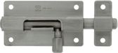 AMIG Schuifslot/Plaatgrendel - RVS - 4 x 3.7cm - Inox Matte Afwerking