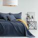 RESTILO Sprei antraciet honinggeel 240x260 bedsprei Softa