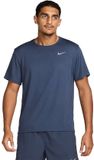 Nike Dri-FIT UV Miler Heren Korte Mouw Hardloopshirt - Donkerblauw - Maat XXL