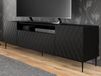 DINA II Meuble TV-Hifi 3 portes 193 cm noir