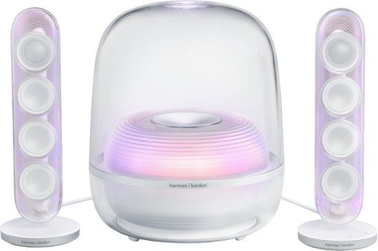 Harman Kardon SoundSticks 5 2.1 Channel Bluetooth Speaker - White