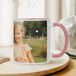 Mok met foto en tekst - Rose - 325 ml