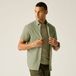 Regatta Heren anti-insect reisshirt met korte mouwen, Maat S, Groen