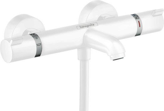 Hansgrohe Ecostat Opbouw Badthermostaat Comfort - Mat Wit