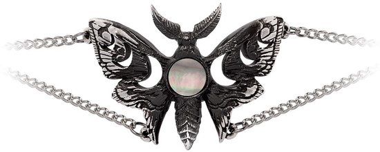 Alchemy - Lunar Moth Armband - Zilverkleurig