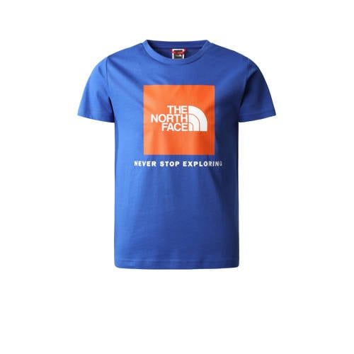 The North Face Redbox T-shirt - blauw/oranje