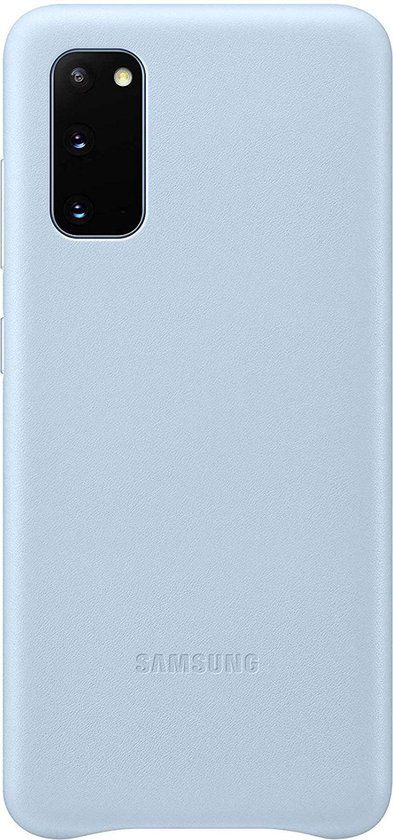 Samsung Leather Hoesje - Samsung Galaxy S20 - Blauw