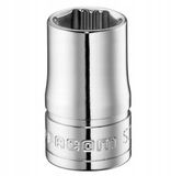 Facom S.15GRP 1/2" dopsleutel voor afgeronde 6-kantbouten, 15 mm