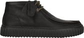 Clarks Torhill Hi Heren Veterschoenen - Leer - Zwart