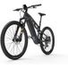 LANKELEISI Elektrische fietsen GT800 48V 20ah 500W 30km/h Zwart