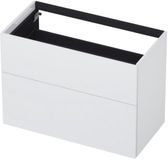 INK - Onderkast 2 Laden Push To Open 65cm Gelakt - 900x450x650 Mm - Mat Wit