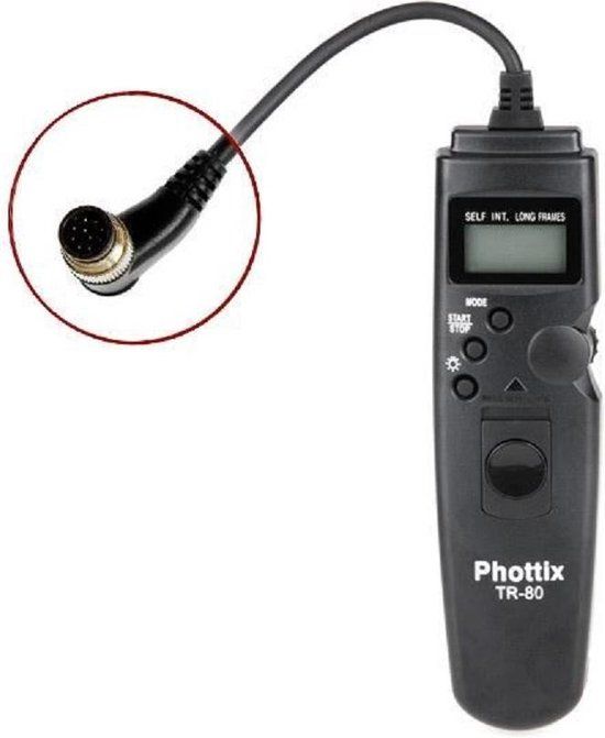 Phottix Digitale Timer voor Nikon WRC-N8 (TR-80)