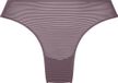 Hunkemöller Dames Lingerie Invisible brazilian Stripe mesh - Paars - maat M