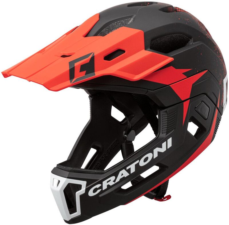 Cratoni C-Maniac 2.0 MX MTB Helm - black/red matte
