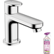 Hansgrohe - Mitigeur de lavabo 70 sans tirette ni vidage chrome + nettoyant Briochin