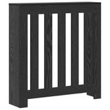 vidaXL Radiatorbekleding, eiken, zwart, 78 x 20 x 82 cm, bewerkt hout