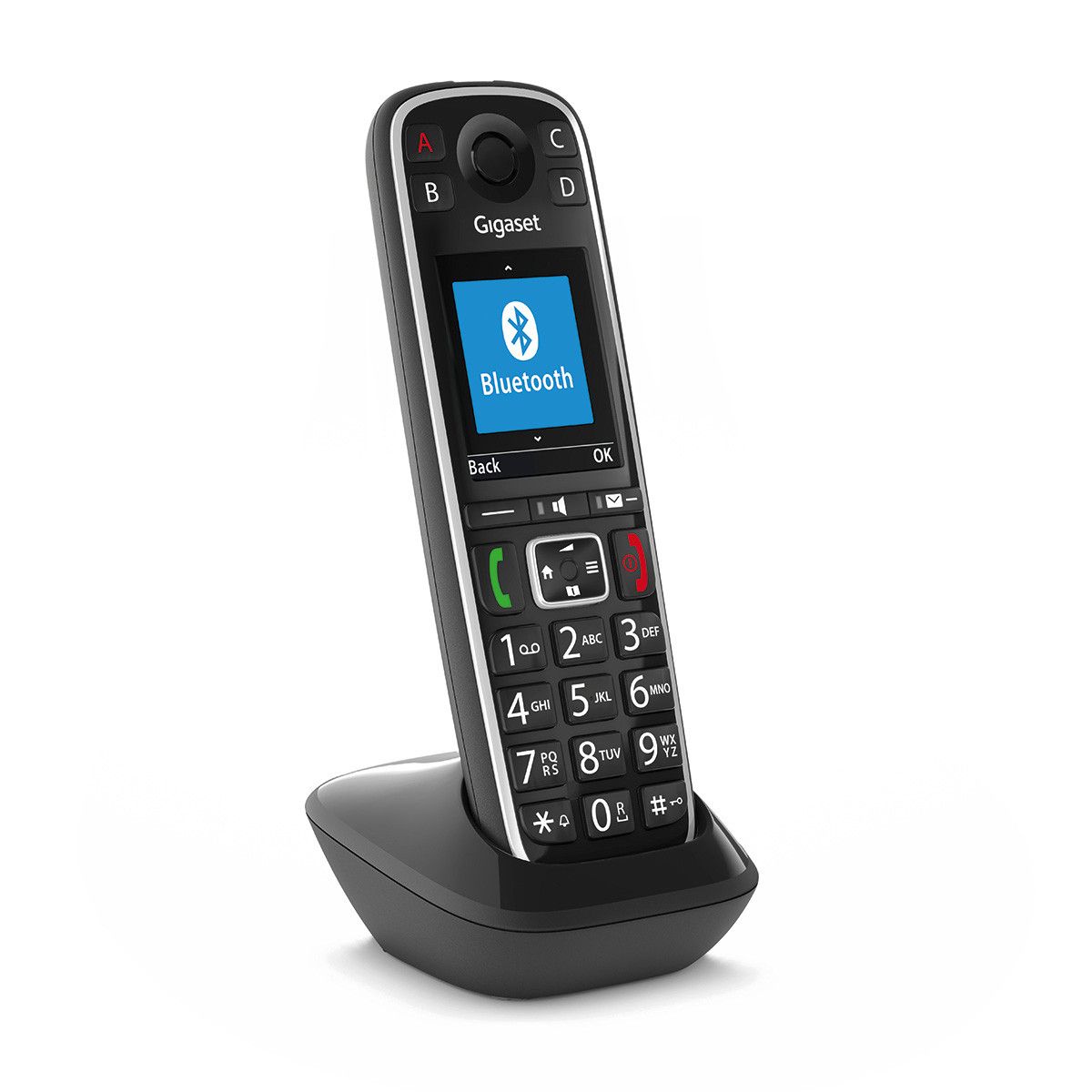 Gigaset E720HX - Draadloze telefoon - Zwart