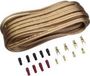 Sinuslive Car-Hifi luidspreker kabelset 2 x 4 mm² 10.00 m Verguld, Incl. stekker