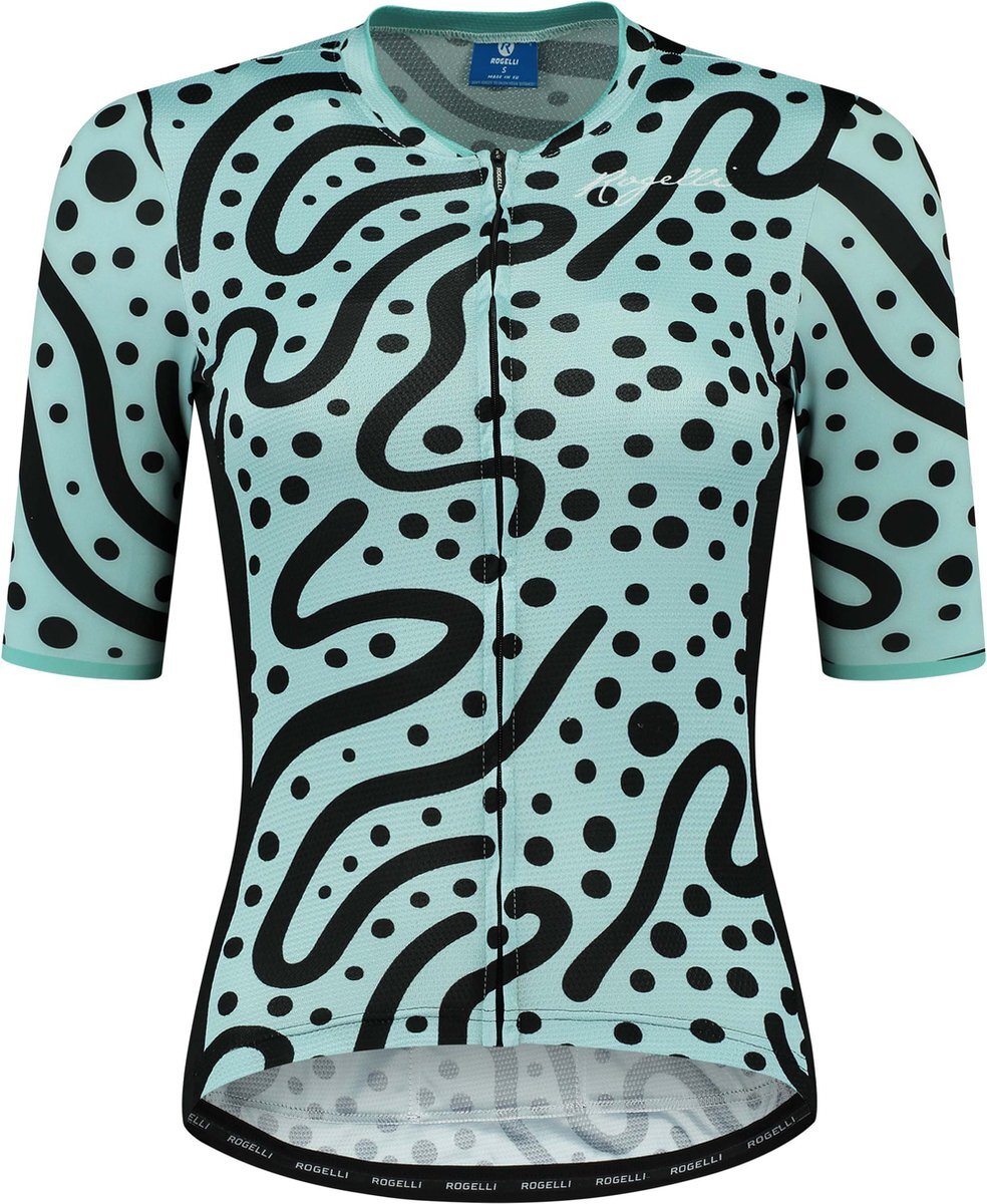 Rogelli Abstract Fietsshirt Dames Turquoise - Maat L