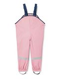 Playshoes Licht roze fleece gevoerde regenbroek / tuinbroek 98