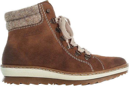 Rieker Laarzen - Dames - Maat 38 - Braun - Klassieke laarzen