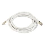 Gefom 474784 verlenging RJ45, 3 m, categorie 6, wit