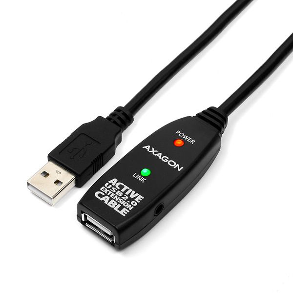 AXAGON ADR-205 USB-kabel - 5 m - Zwart